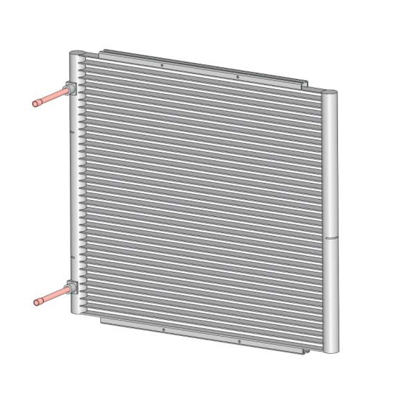 SC-1100 388*346.7mm কার এয়ার কন্ডিশনার MCHE কনডেনসার কয়েল মাইক্রোচ্যানেল হিট এক্সচেঞ্জার